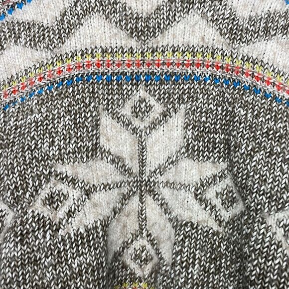 American Eagle Aztec Print Wool/Alpaca Blend Short Sleeve Cardigan. Size Medium. - Picture 11 of 14